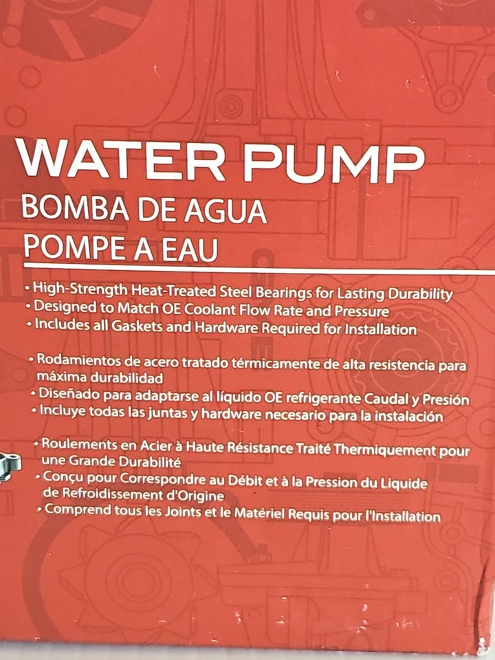 Bomba de agua apta 07-13 Mini Cooper 1,6 L DOHC N12B16A N14B16C N16B16A N18B16A Foto 3 de 4