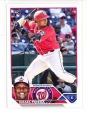 2023 Israel Pineda Topps Series 2 RC Rookie Card Washington Nationals #447
