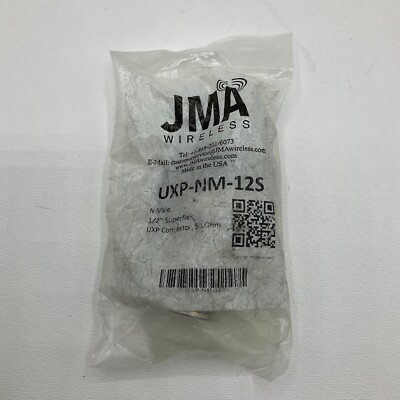 JMA Wireless UXP-NM-12S N Male 1/2'' Superflex UXP Connector 50 Ohm