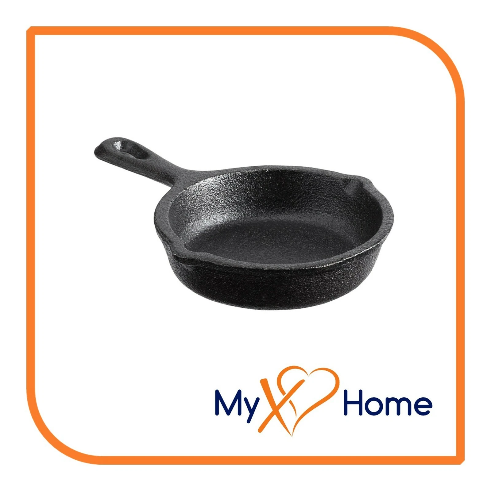 4" Round Pre-Seasoned Mini Cast Iron Skillet (1 Skillet) by MyXOHome
Opens in a new window or tab