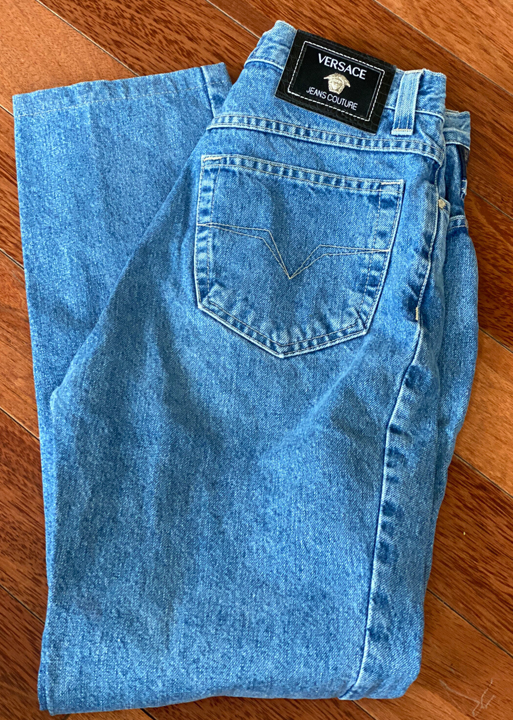 Vintage Versace Jeans Couture Y2K 90’s High Waist Gem