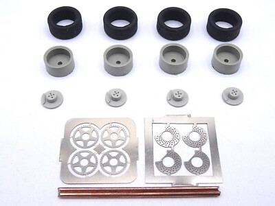 Set De 5 Roues Jantes 6 Branches Pour Modèles 1/43 ALEZAN Set De 5 Roues Jantes 6 Branches Pour Modèles 1/43 ALEZAN