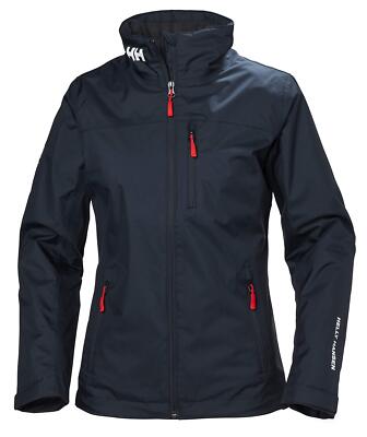 Helly-Hansen Women's Crew Waterproof Windproof Breathable Jacket, 598 Navy,5xL