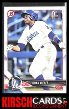 Johan Mieses 2018 Bowman #BP19 Prospects Los Angeles Dodgers