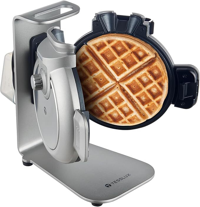 Belgian Waffle Maker, Vertical Design with Non-stick Plate,New free freight-image
