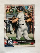 2018 Bowman Draft JOSH BREAUX 1st Bowman Card RC Philadelphia PHILLIES #BD-57