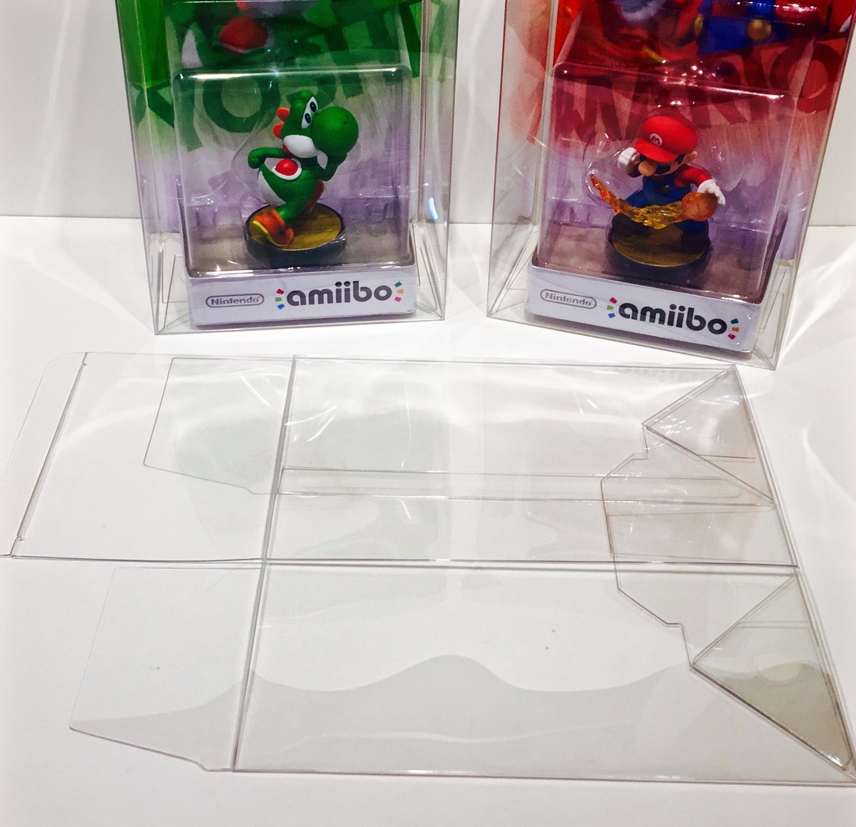 1x Box Protectors For NINTENDO AMIIBO Original Size Only! Clear