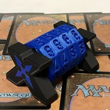 Shuriken Life Counter – 4-Digit Dial | MTG & TCG/Tabletop Games | Blue & Black