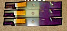 3 USA XHT blades will fit JOHN DEERE TCU15881 M133381 M128485 FOR 60" CUT