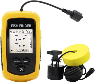 Fish Finder LCD Color Screen Portable Wired Fish Finder 100M Depth Sonar