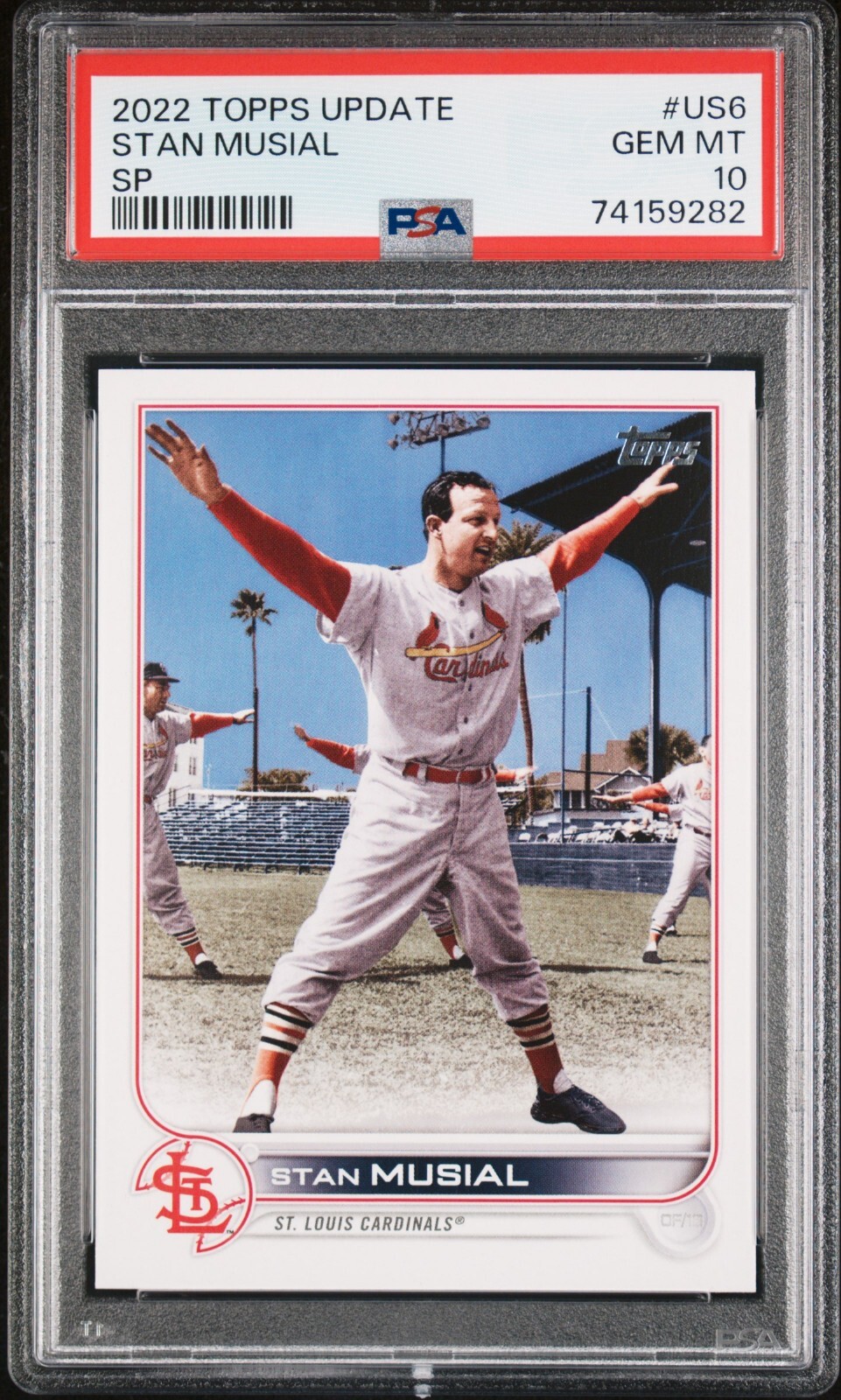 2022 Topps Update Stan Musial SP Short Print #US6 PSA 10 GEM MT
