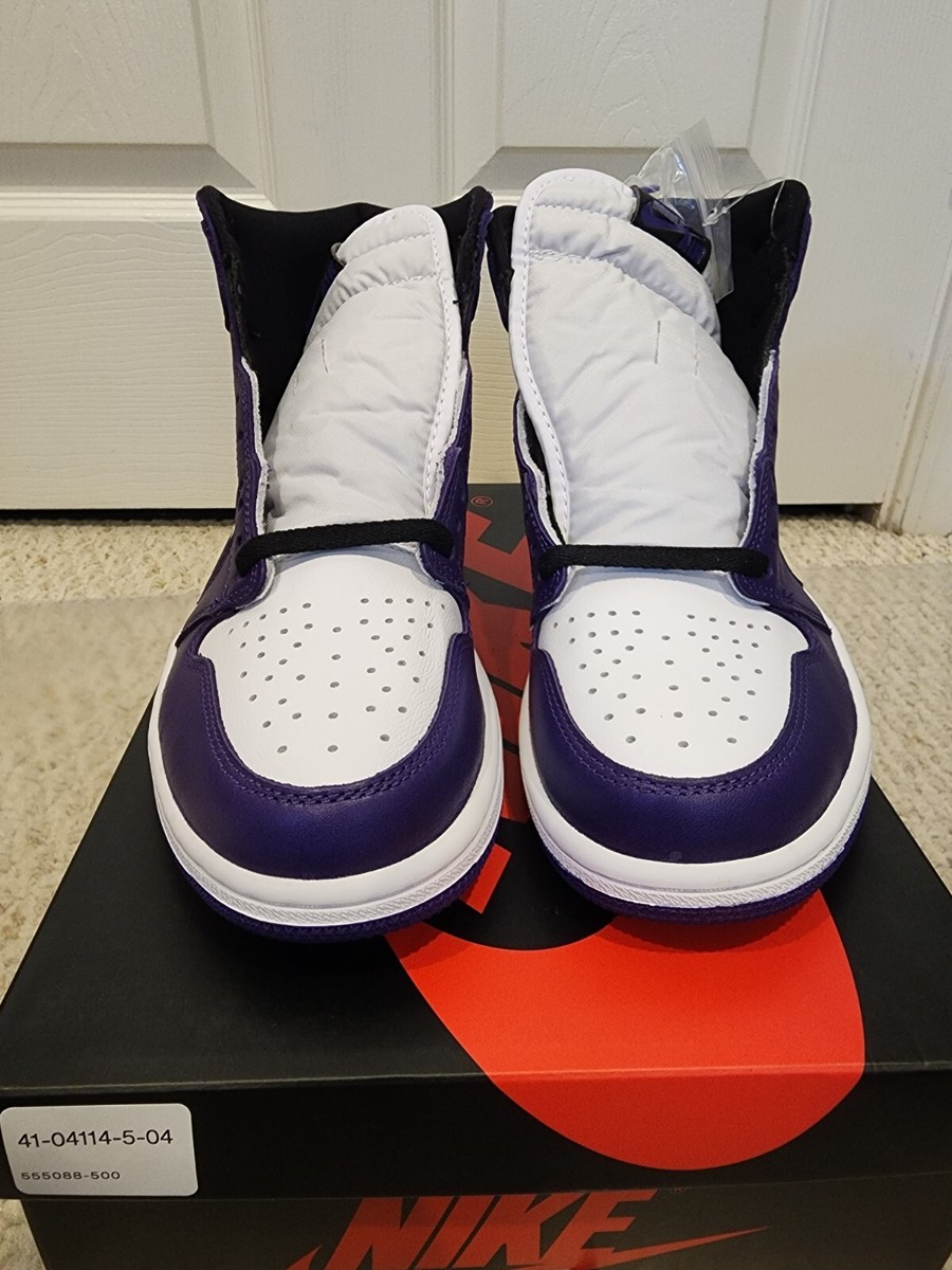 Air Jordan 1 Retro High OG Court Purple 2.0 2020 Size 8 Men  display picture 2