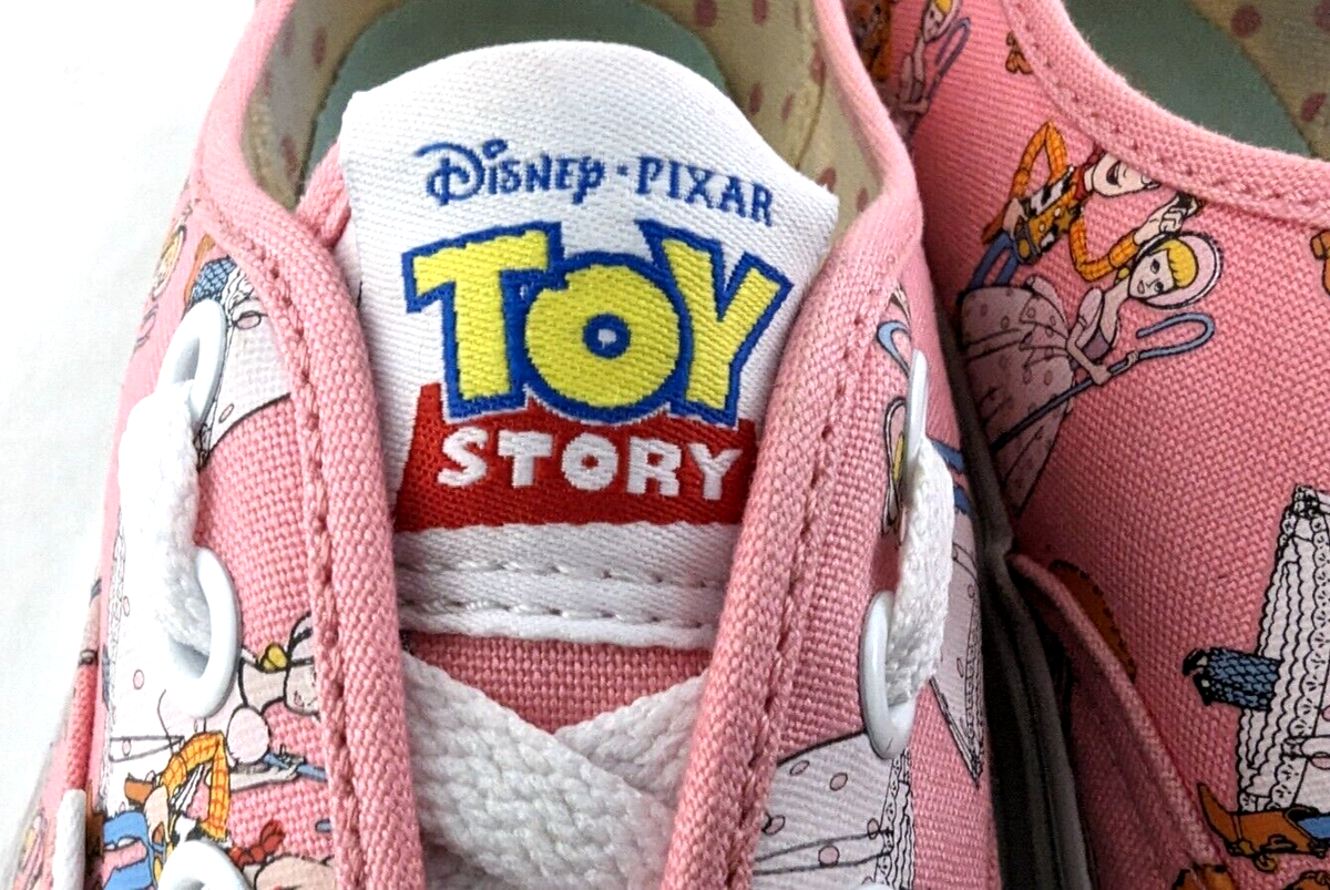 Pixar Toy Pink Toy Story Vans Vans Shoes Disney Pink Toy Story Vans Woody  And Bopeep Low