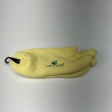 VTG Top Flite Roll Top Yellow Ankle Golf Tennis Socks Sz 8-11 NOS