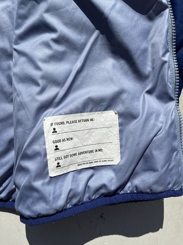 Kid's REI Jacket Multicolor Blue Puffer L Zip Camp Hike Fall Light Packable - Picture 7 of 13