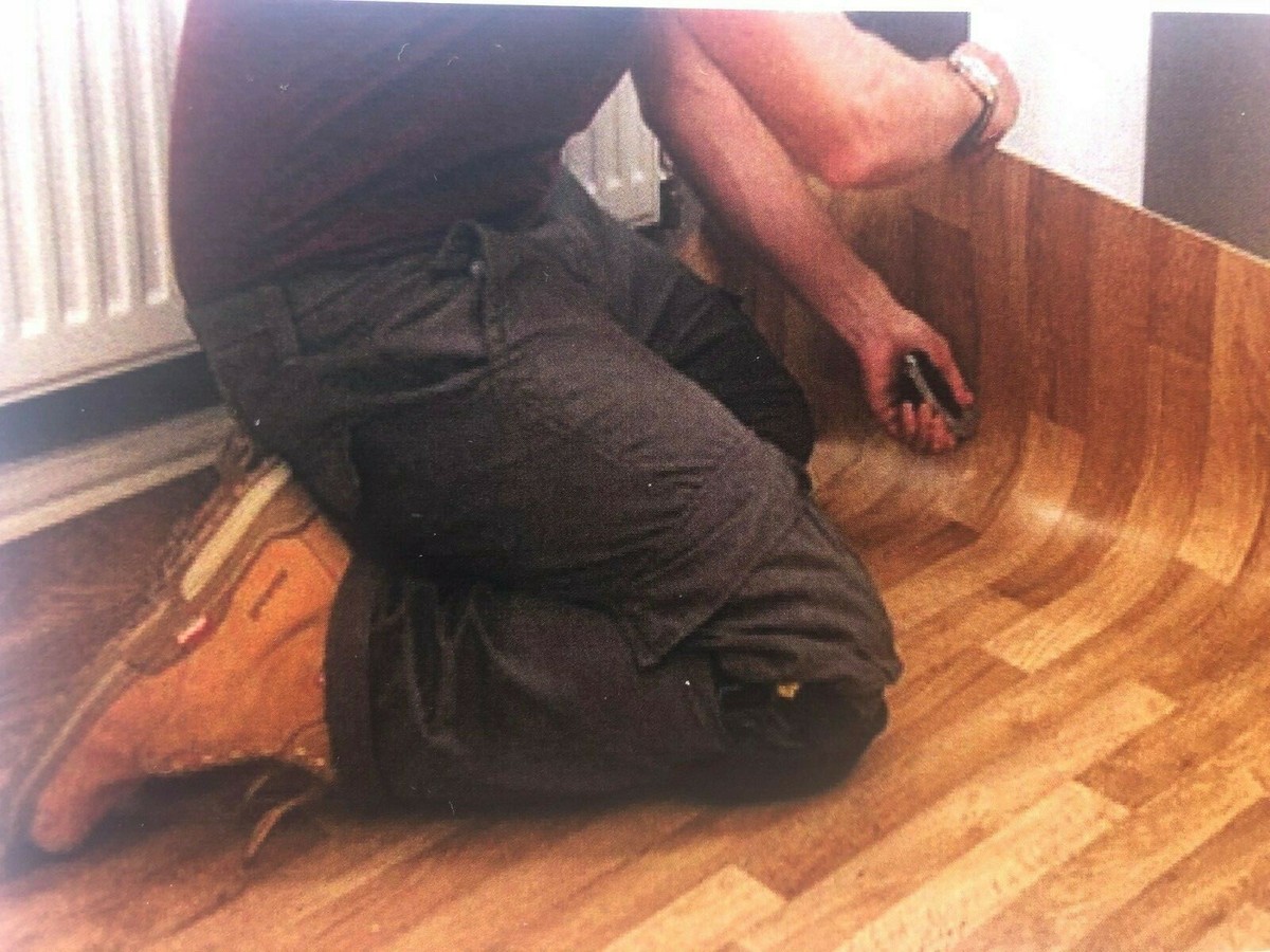 Pavimento Rivestimento Pvc Al Metro H100 Su Misura Resistente Flessibile Design Legno Chiaro Bianco C 91147184 - Foto 4