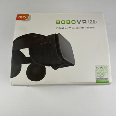 BoboVR Z6 Foldable Wireless Virtual Reality Headset Black With Remote New