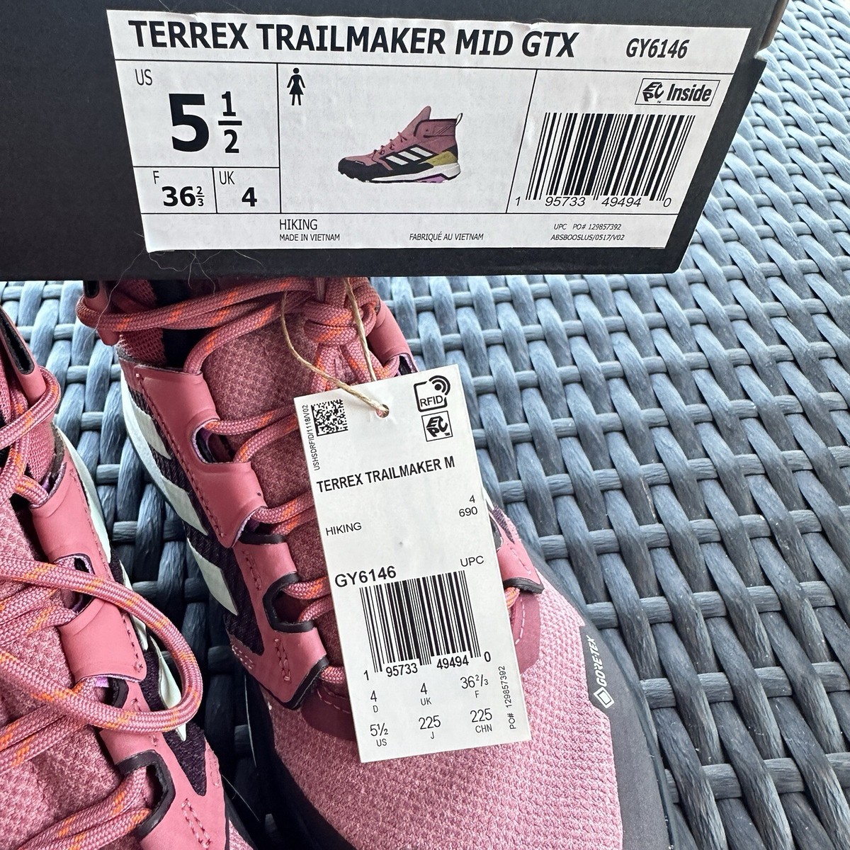 Adidas Terrex Trailmaker GORE-TEX Mid Wonder Red Women's Shoes