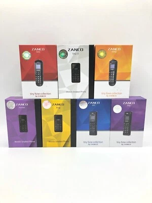 Zanco T1 Mobile Phone Very Small Phone Ever Unlocked Voice Changer (Black) New