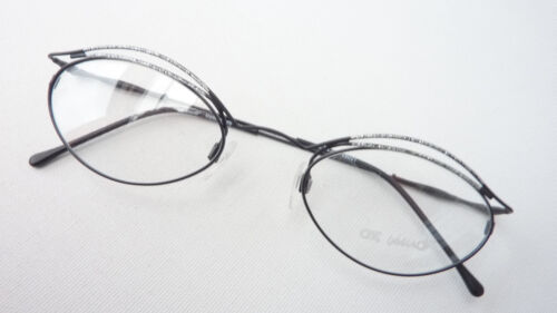 Glasses frames eyeglasses black with glitter women's frames oval size/M - Picture 1 of 4