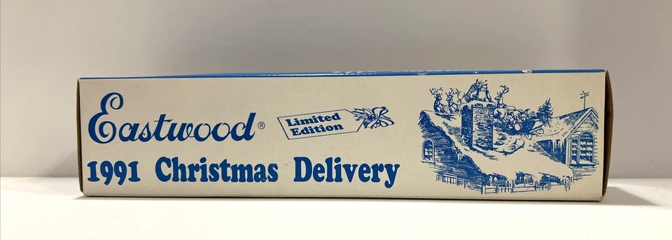 ERTL Иствуд 1991 Рождественская Доставка Трактор Прицеп Ограниченный Банк НЕРАСПЕЧАТАННАЯ КОРОБКА - Изображение 4 из 4