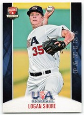 2015 Logan Shore Panini USA Baseball Rookie