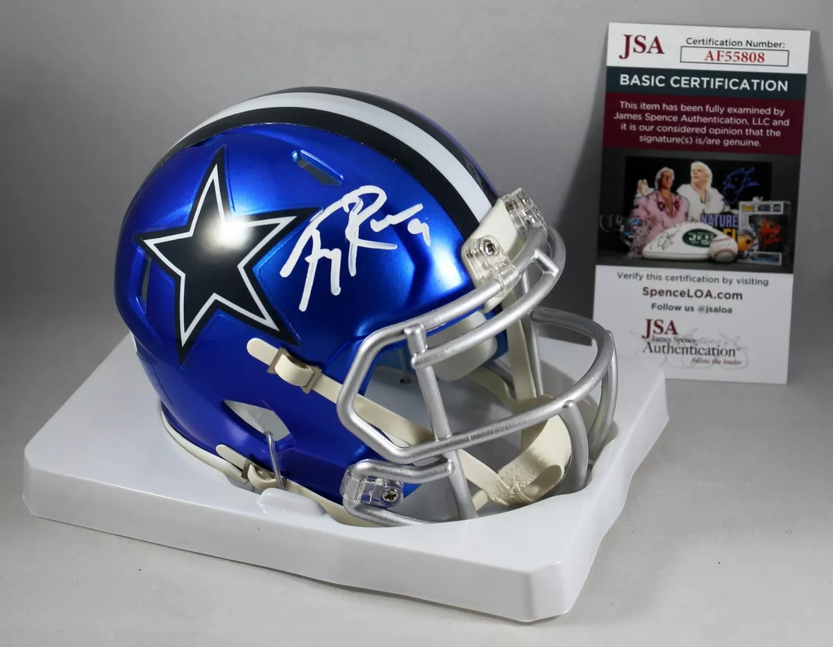 Tony romo signed helmet 2025