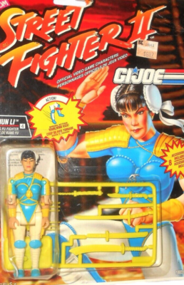 GI JOE ストリートファイター II チュンリー フィギュア Gi Joe Street Fighter II CHUN LI 1993 2 vintage sealed complete
