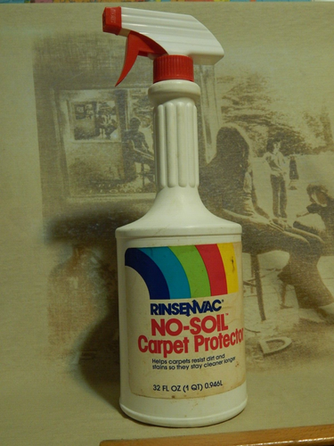 RinseNVac No-Soil Carpet Protector [32oz] Full Bottle ~ Retro Spray ...