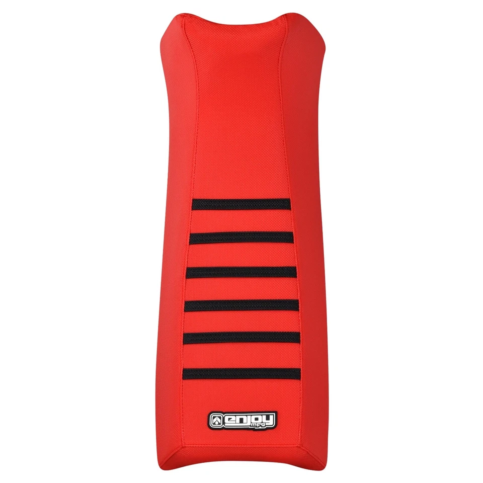 Cubierta de asiento con pinza Yamaha XT 250 350 1984-2000 todas las costillas rojas/negras #284 Foto 3 de 4