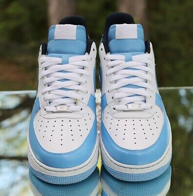 Nike Air Force 1 Low University Blue Men's Size 12 White Nike Air Force 1 Low University Blue Men's Size 12 White