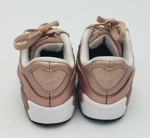 Nike Air Max 90 SE LTR rosa niño pequeño talla 4C 2016 859632-900 - Imagen 3 de 7