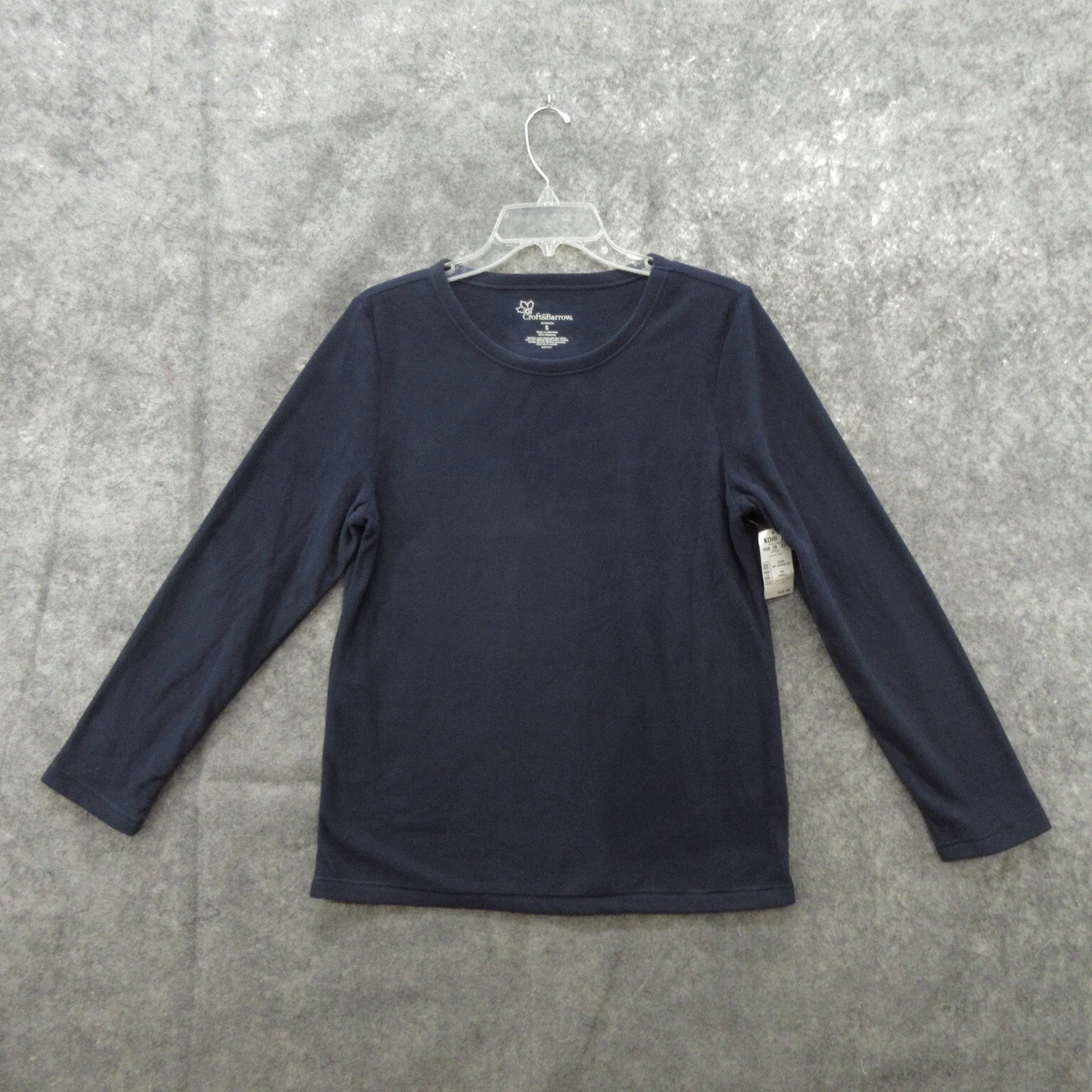 Chemise De Nuit Croft & Barrow - Taille M - Noire - Neuve Avec étiquettes (NWT)