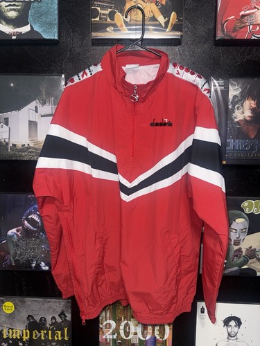 Diadora Half Zip MVB PulloverJacket (RED) XL
