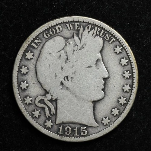 1915 Barber Half Dollar - VG