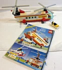 Vintage 1989 Lego Set 6482 Rescue Helicopter Light & Sound. Complete READ