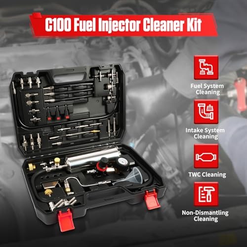 Fuel Injector Cleaner Kit,Fuel System Non-Dismantling Cleaning Kit