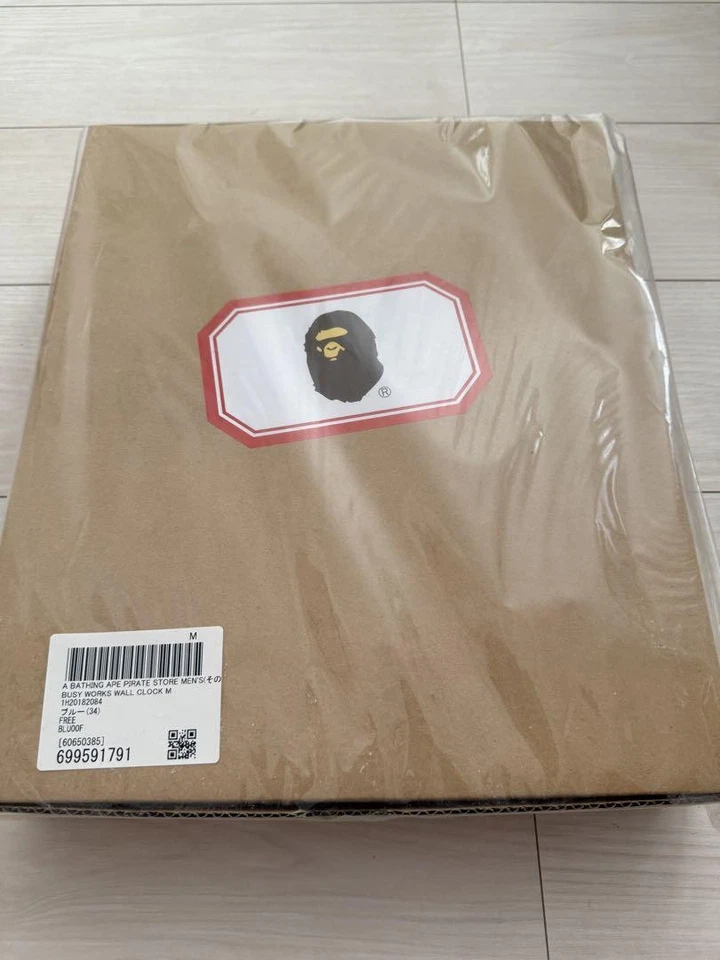 BAPE Reloj de Pared Un Mono de Baño Cabeza de Mono Diseño Raro Decoración Col... - Imagen 4 de 4