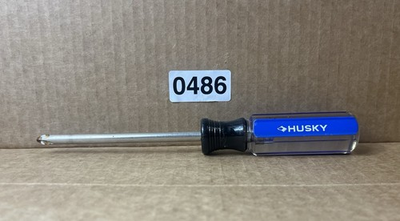 #ad Husky #2 Phillips Screwdriver 681 410 2 USA Magnetic Tip Clear Blue Handle Used $14.99