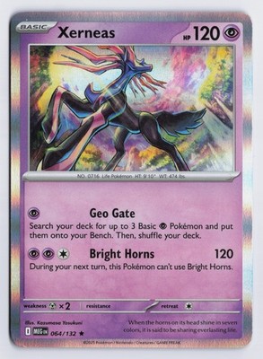 Xerneas - MEG #064/132 ME01: Mega Evolution Rare Holofoil NM
