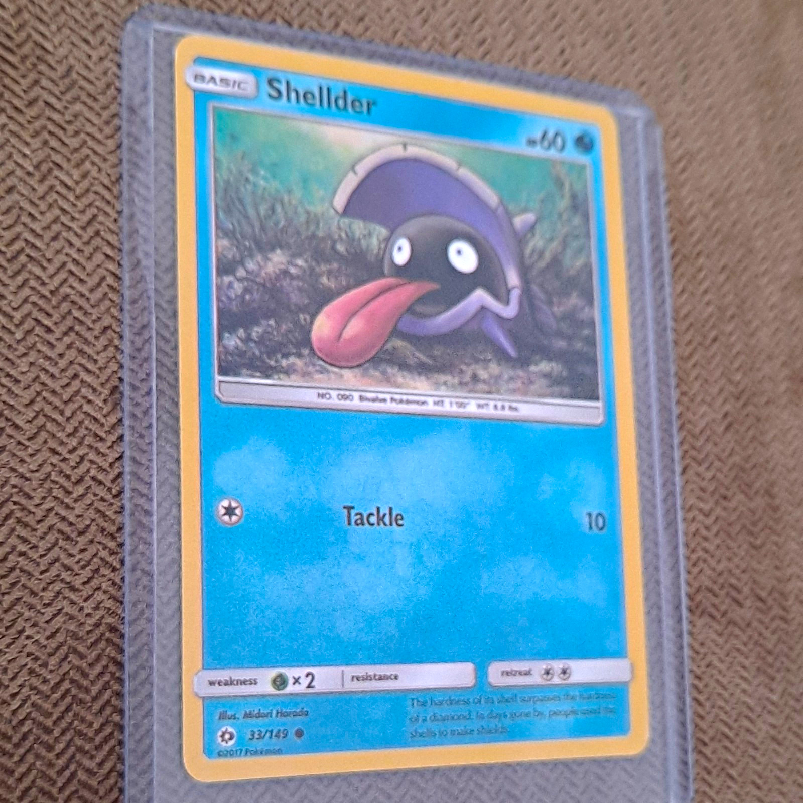 The Pokémon Company Shellder 33/149 Sun & Moon Base Set Common 60 HP EN 2017