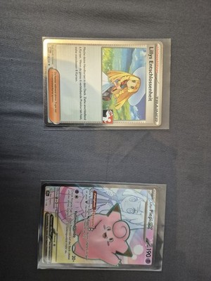 Pokemon Lillys Entschlossenheit holo Preispack, Lillys Piepi ex full art