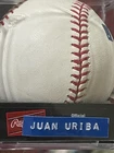 JUAN URIBE signed baseball BECKETT
