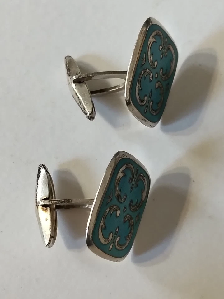 Gemelli in argento 800 vintage - Bellissimi! - Immagine 4 di 4