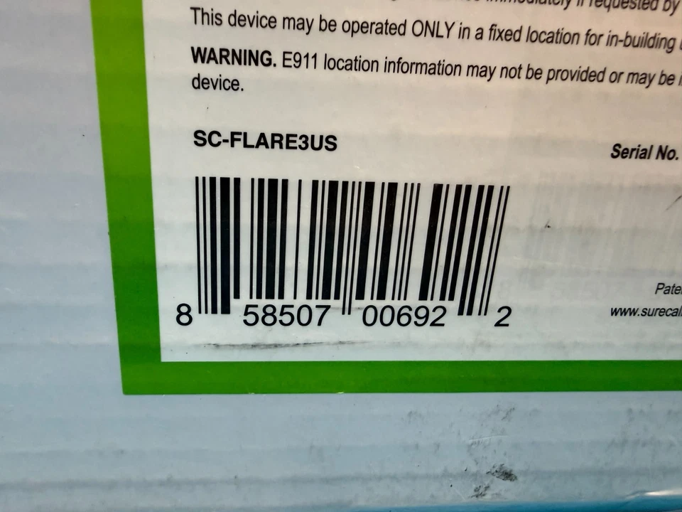 SureCall SC-FLARE3US Flare 3.0 Cellphone Signal Booster For Home & Office - Image 4 of 4