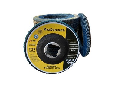 4.5'' X-LOCK Flap Discs for Angle Grinder 40/60 Grit Metal Stainless