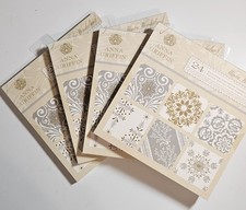 Anna Griffin 6 x 6 Christmas Cardstock Pad Winter Wonderland Set of 4 BRAND NEW