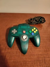Nintendo 64 N64 Clear Ice Blue Controller OEM Original Authentic NUS-005 Tested