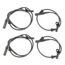 4Pcs Front and Rear L/R Abs Speed Sensor for X5 X6 E70 E72 E71 F15 F16