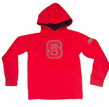 NC State Wolfpack Hoodie Youth Medium Red Pullover Sweater official merch 